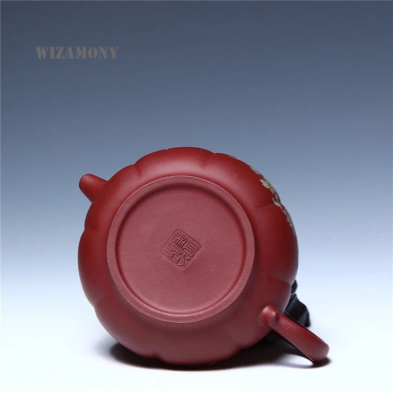 

1PCS Yixing Purely Handmade National Senior Artist Purple Clay Qingshui Mud Zisha Ceramics Arts Teapot Clay China Teaset tea pot