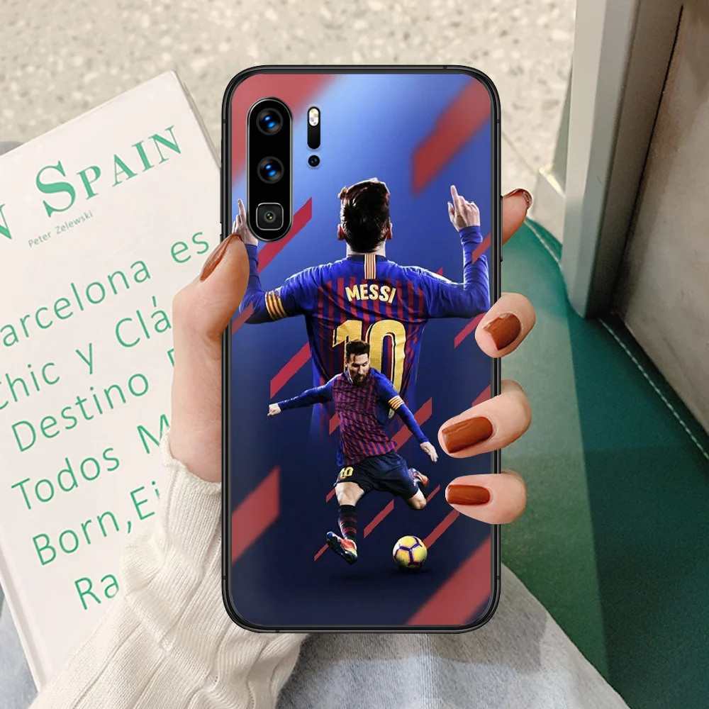 

Football superstar messi Phone case For Huawei P 9 Smart 10 20 30 40 8 Lite Mini Z 2019 Pro black cell cover silicone Etui soft