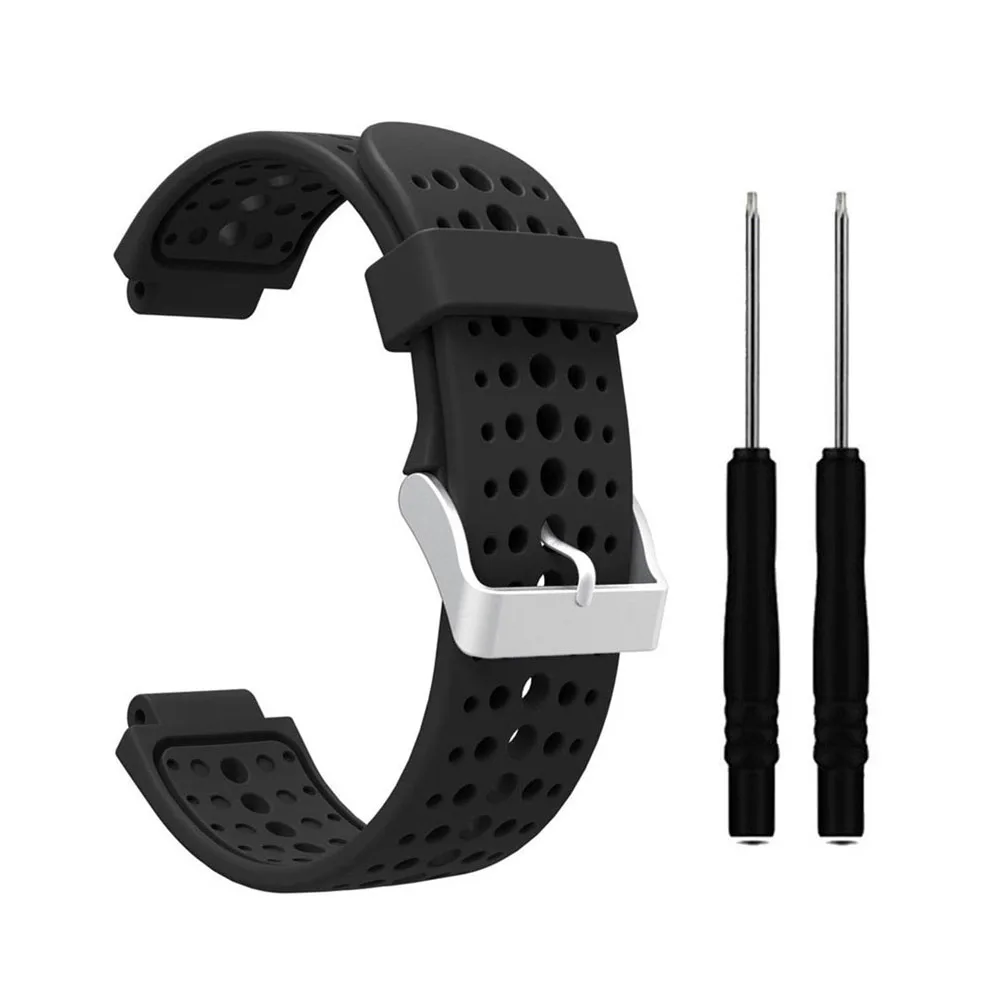 Ремешок силиконовый для наручных часов Garmin Forerunner 235 аксессуары 220/230/620/735XT/630