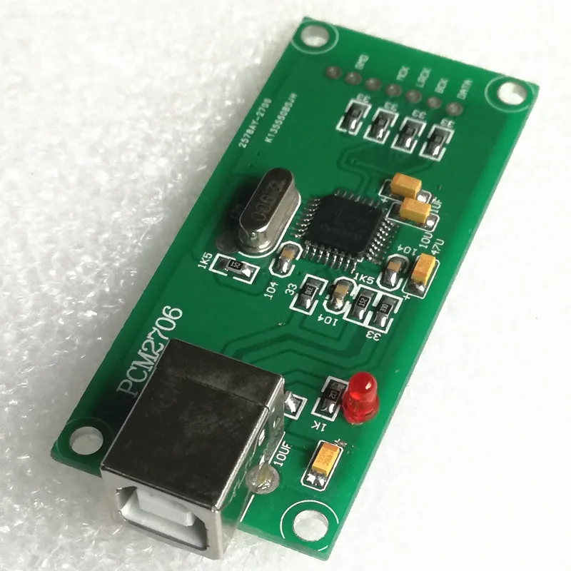 Аудио PCM2706 цифровой интерфейс USB поддержка платы декодера I2S|Устройство для