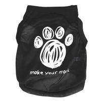 fashion cat clothes pet dog clothes for small dogs cats soft cotton summer kitten puppy clothing vest printed dog t shirt shirts