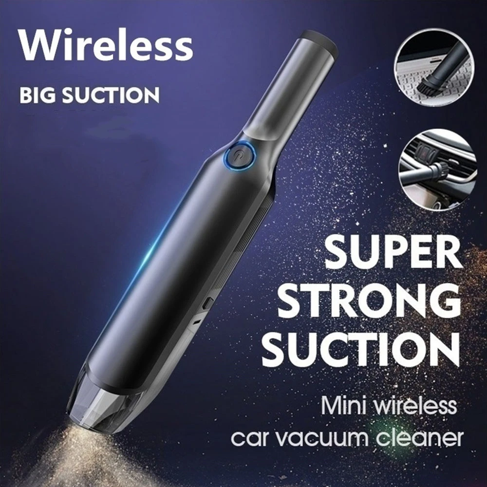 Портативный автомобильный пылесос беспроводной ручной автоматический 5000 ПА 120