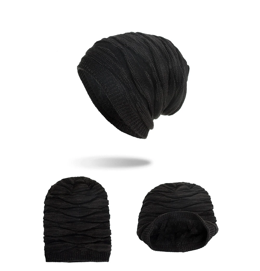 RoxCober зимняя теплая однотонная шапочка вязаная шапка Мужская Skullies Beanies Головные уборы для мужчин и женщин береты-кепки Gorros мужская шапка WM055