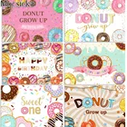 Фон Mocsicka для фотосъемки с изображением пончиков для дня рождения для девочек