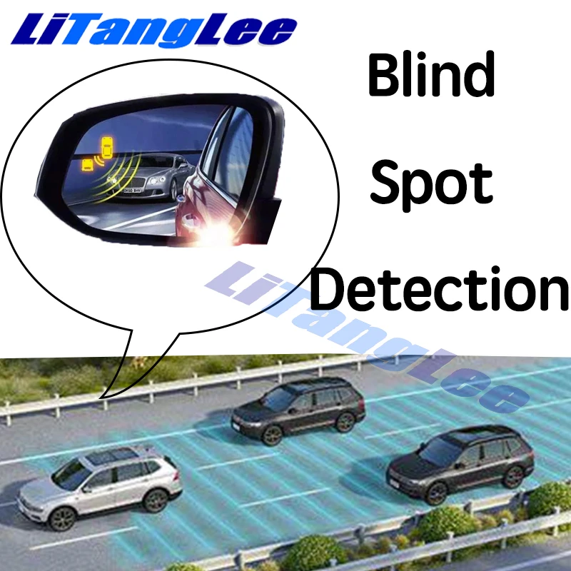 

Car BSM Blind Area Spot Warning Safety Drive Alert Mirror Rear Radar Detection System For HONDA Civic 10 FC FK 2015~2019