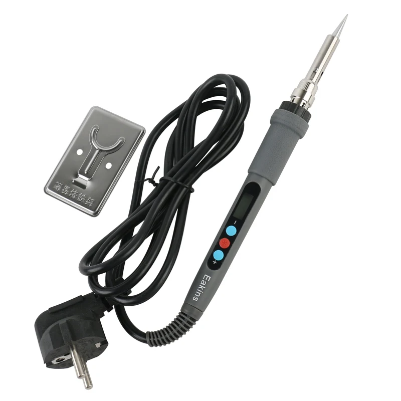 Электрический паяльник с регулируемой температурой 220 В 90 Вт цифровым ЖК