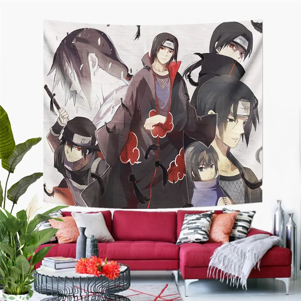 

Japanese Anime Tapestry Wall Hanging Comics Manga Tapestry Aesthetic Kawaii Tapestries Blanket Sofa Cover Teen Room Decoration