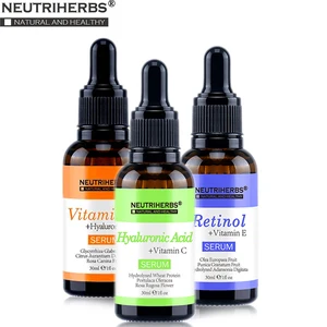 3 в 1, набор сыворотки для лица с 20% витамином C, 5% гиалуроновой кислотой, 2.5% ретинола