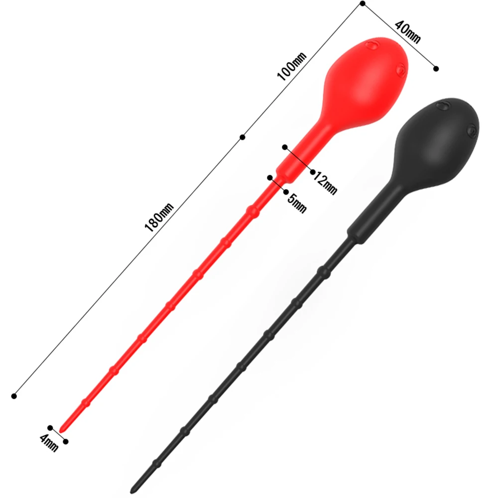 Силиконовый уретральный расширитель звука вибратор-зонд для пениса уретральные