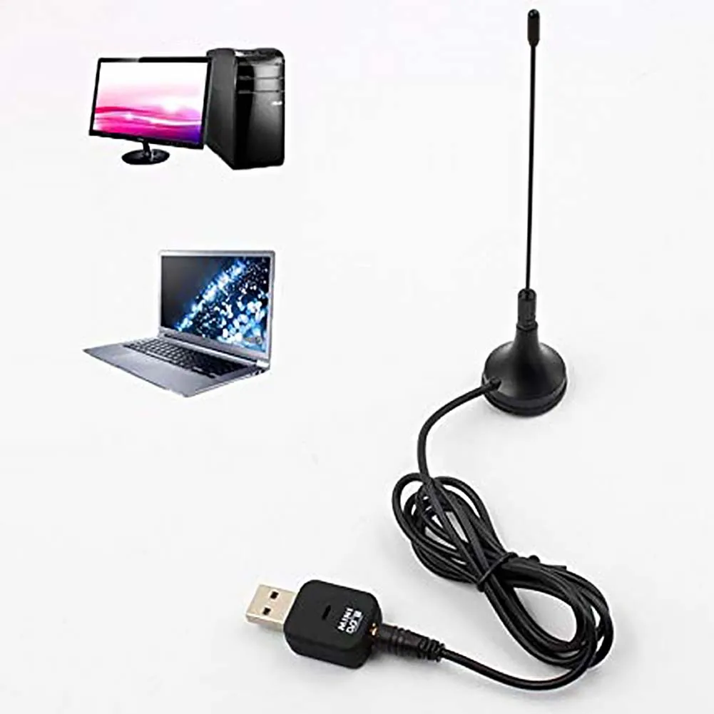 

Antenna Tuner HDTV Indoor Receiver USB 2.0 Dongle Stick Mini Digital TV Stick SDR+DAB+FM With Remote Control Wireless DVB-T