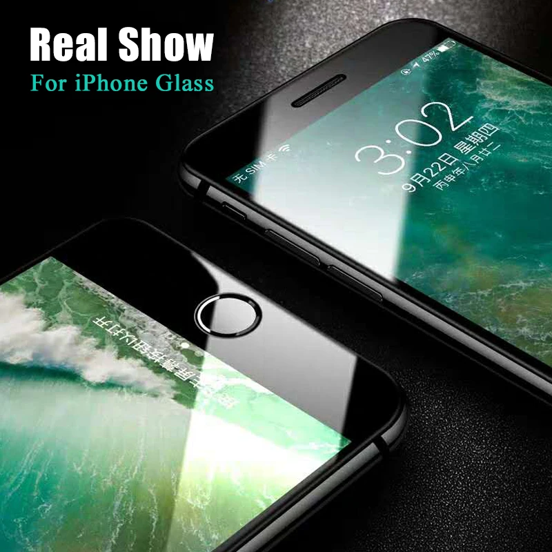 Защитное стекло закаленное для iPhone 8/7/6 plus/6s/8plus/7plus/S6/aiphone Tremp/ipone | Мобильные
