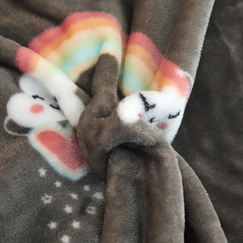 Бархатное домашнее постельное белье зимнее теплое Фланелевое покрывало для