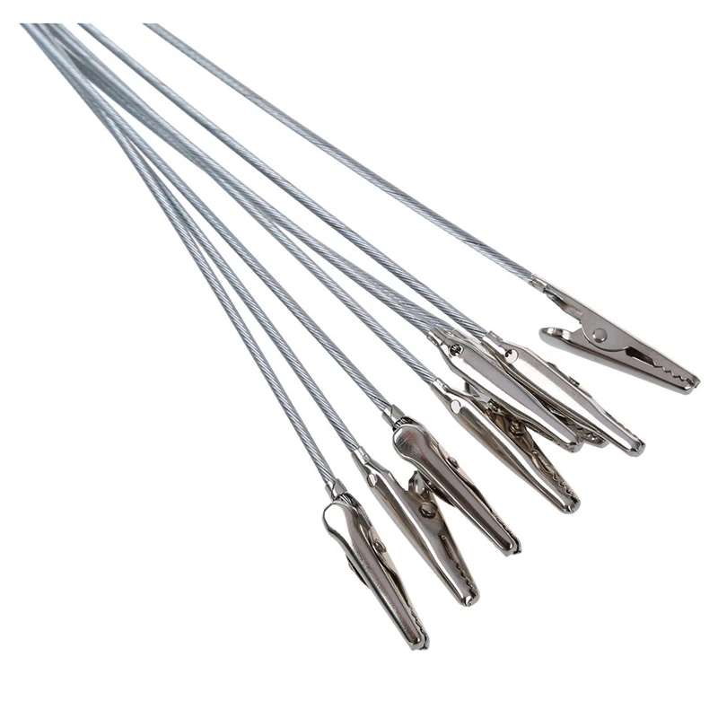 

Photo / Memo / Card Holder has 8 Pliers Wire Metallic Crocodiles Clips in Base Resin