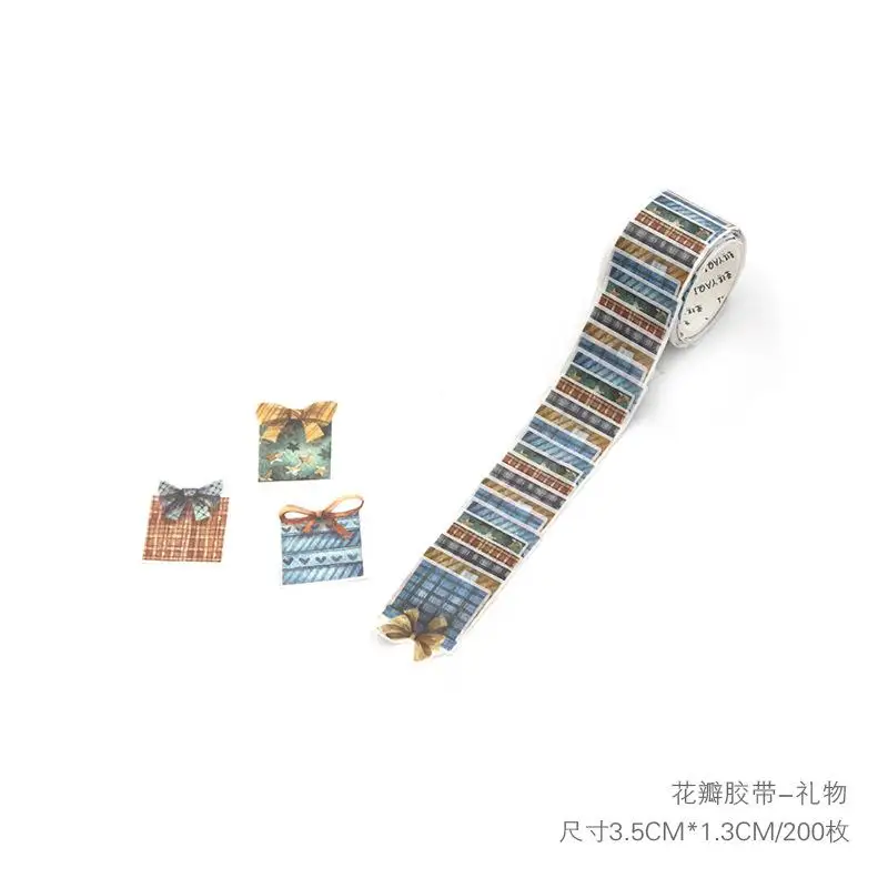 Клейкая лента для маскировки лепестков в рулоне 200 шт. подарочная В Форме Розы