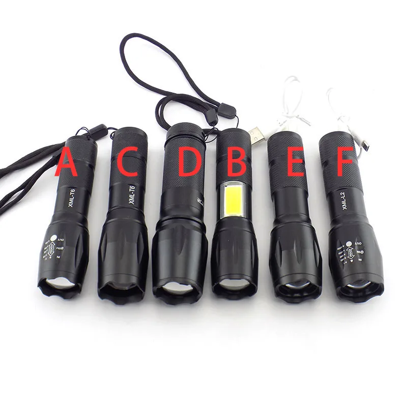 T6 L2 светодиодный фонарик супер яркий Torcia Torchlight Flash Light фонарик "Lanterna" 18650 AAA батарея USB тактический для пеших прогулок