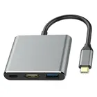 Переходник usb-cHDMI-совместимыйUSB 3,0type c Алюминиевый переходник type c для Apple Macbook