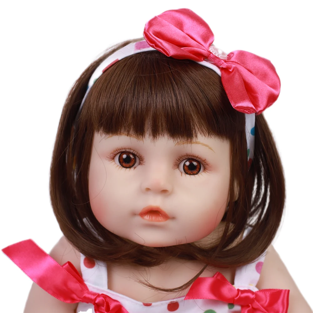 18 &quot48 см Bebe Reborn Мягкие силиконовые реалистичные детские куклы для малышей