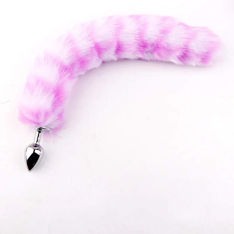 Модная милая плюшевая повязка на голову с кошачьими ушками и розовым лисьим