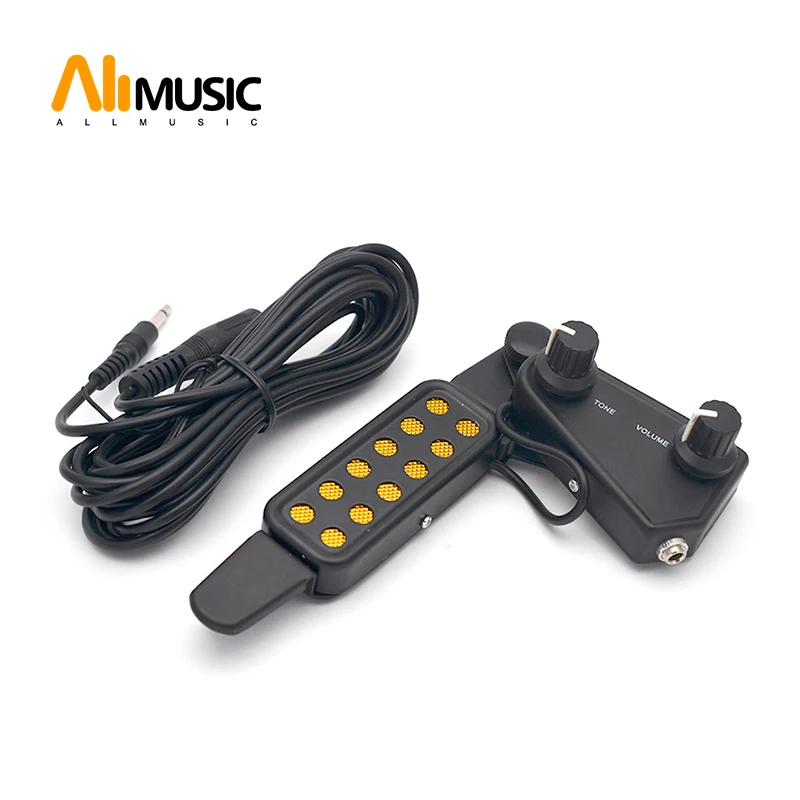 Звукосниматель для акустической гитары с 12 отверстиями Магнитный