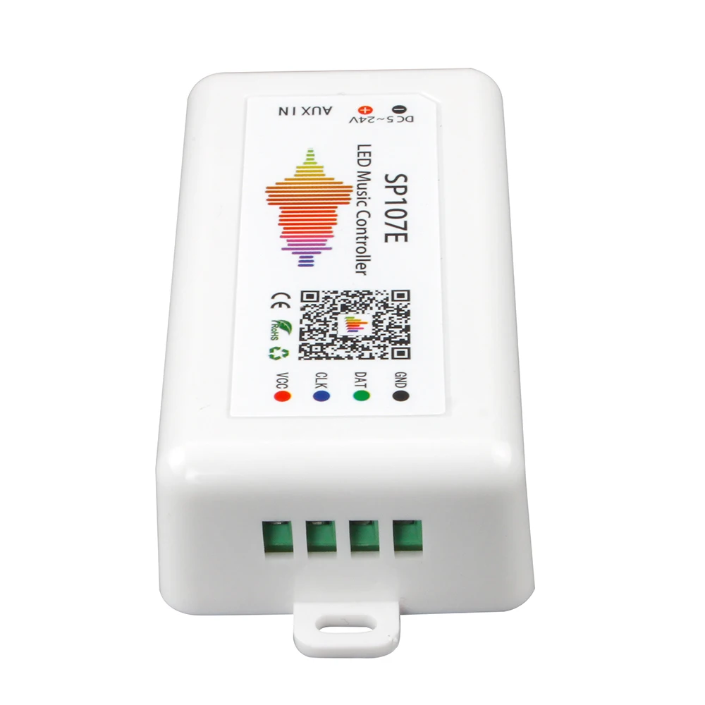 Светодиодный музыкальный контроллер SP107E полноцветный пиксельный IC SPI 5-24 В