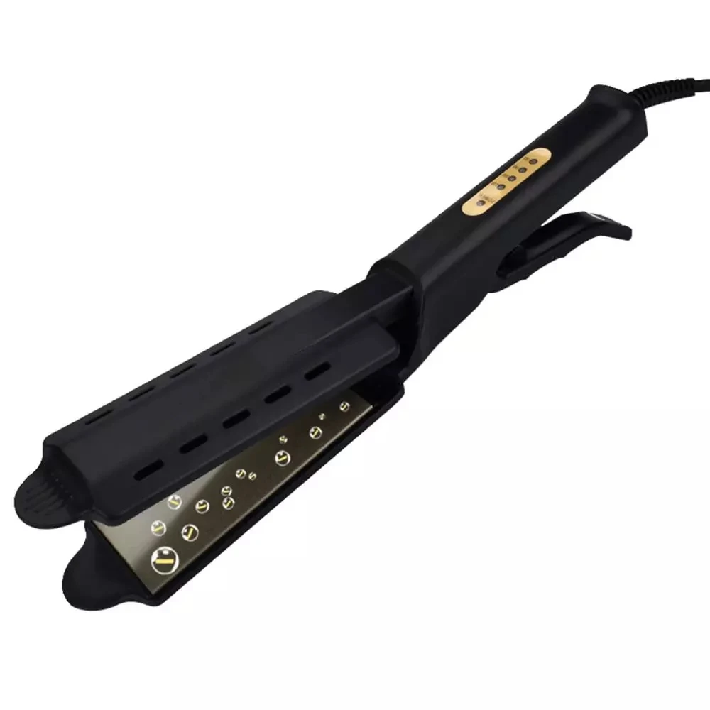

Hair Straightener Four-gear temperature adjustment Ceramic Tourmaline Ionic Flat Iron Hair Straightener For Women Widen panel