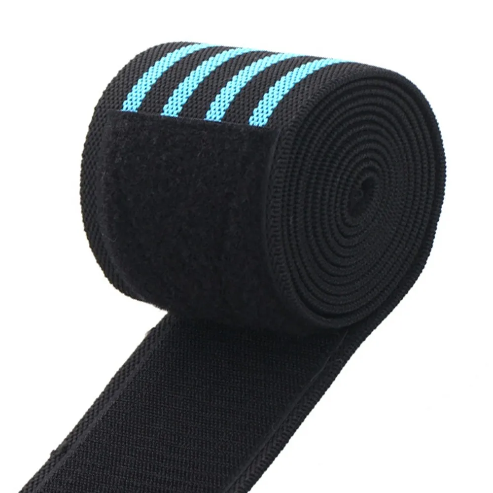 Профессиональная Тяжелая атлетика эластичность наколенник Powerlifting спортивные