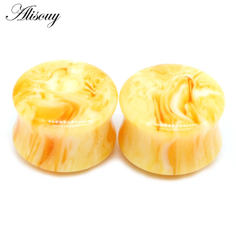 Alisouy 2 шт. Уникальные резиновые женские и мужские затычки для ушей телесные