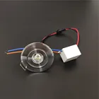 Светодиодный мини-прожектор диаметром 52 мм 1 Вт светодиодные лампы 3W затемнения светодиодный прожектор Встраиваемые светильники ac85-265v потолочный светильник алюминиевый 200 шт.лот