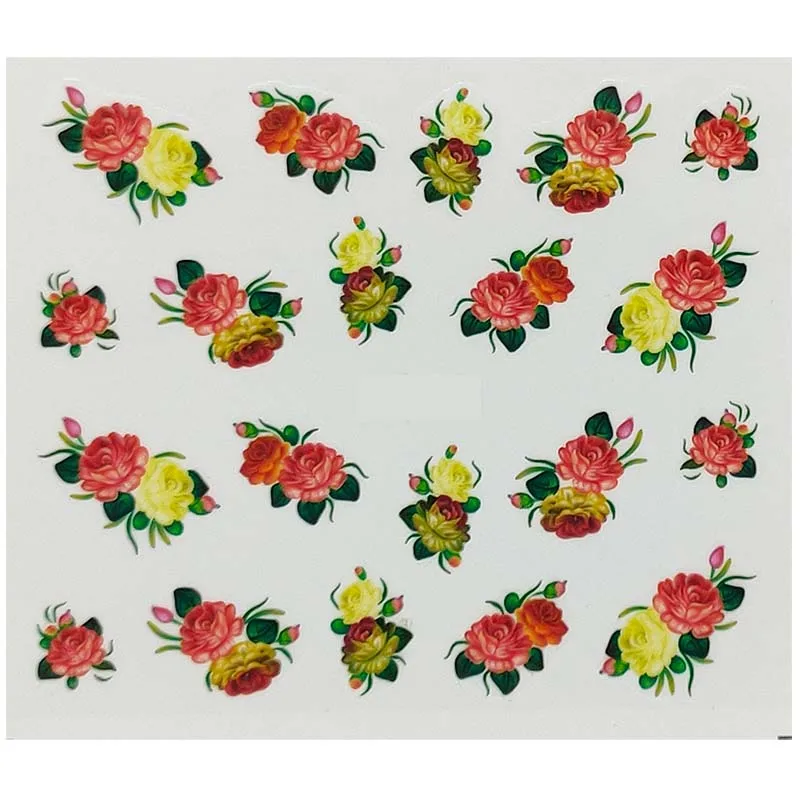 Украшения для ногтей B07 наклейки дизайна бутылочка духов с бантом дам переводки