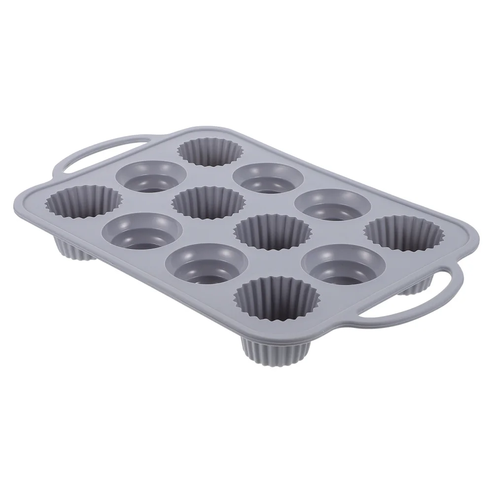 

12 Cavity Silicone Molds Cupcake Molds Chocolate Molds Moulds for Cake Baking