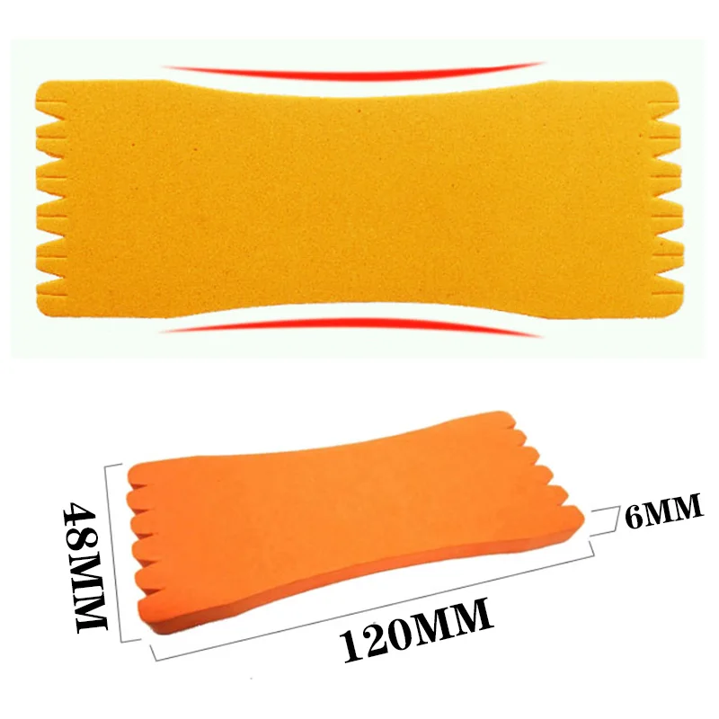 10Pcs EVA Foam Board Fishing Line Plate Winding Board 4.8*12cm Carp Lure Trace Wire Leader Swivel Fishing Tackle Accessories Box