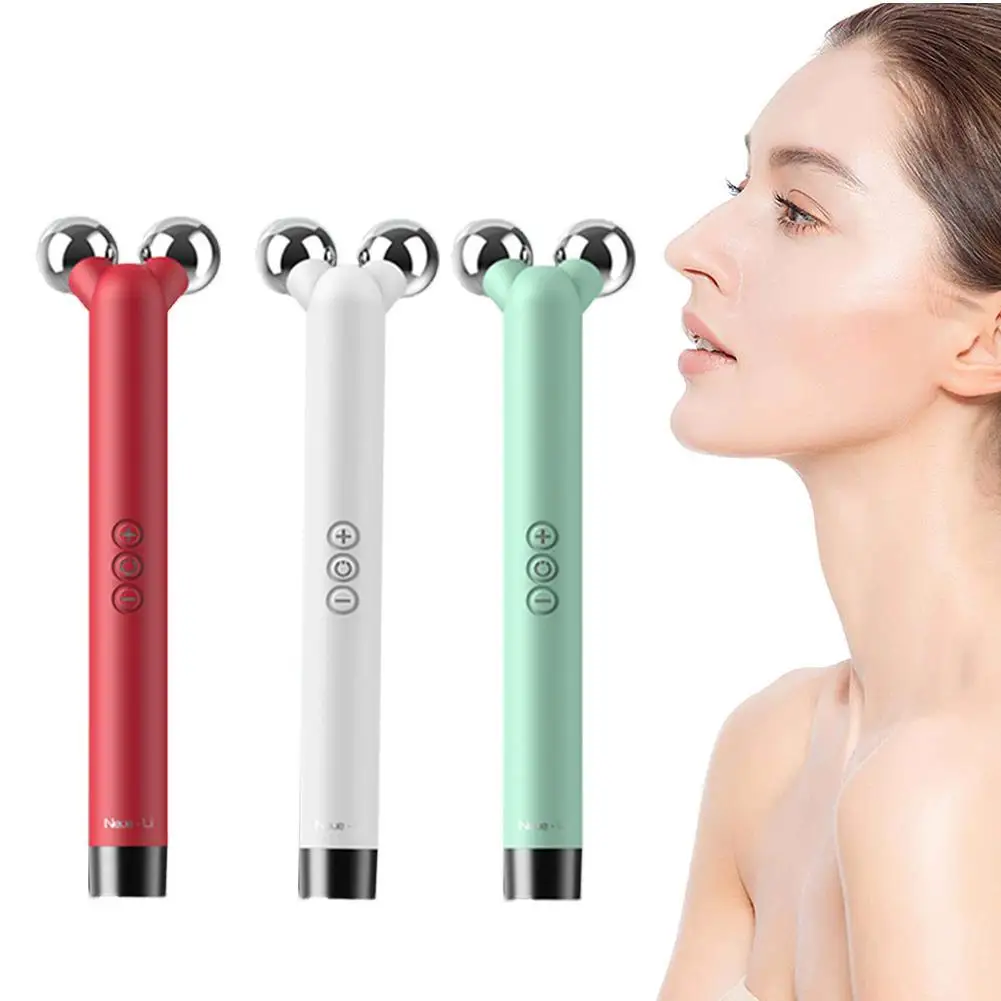 

Microcurrent Beauty Vibration Massage V Face Lifting Wrinkles Chin Eliminate Double Remove Skin Care Use Firming Mas Y3P1