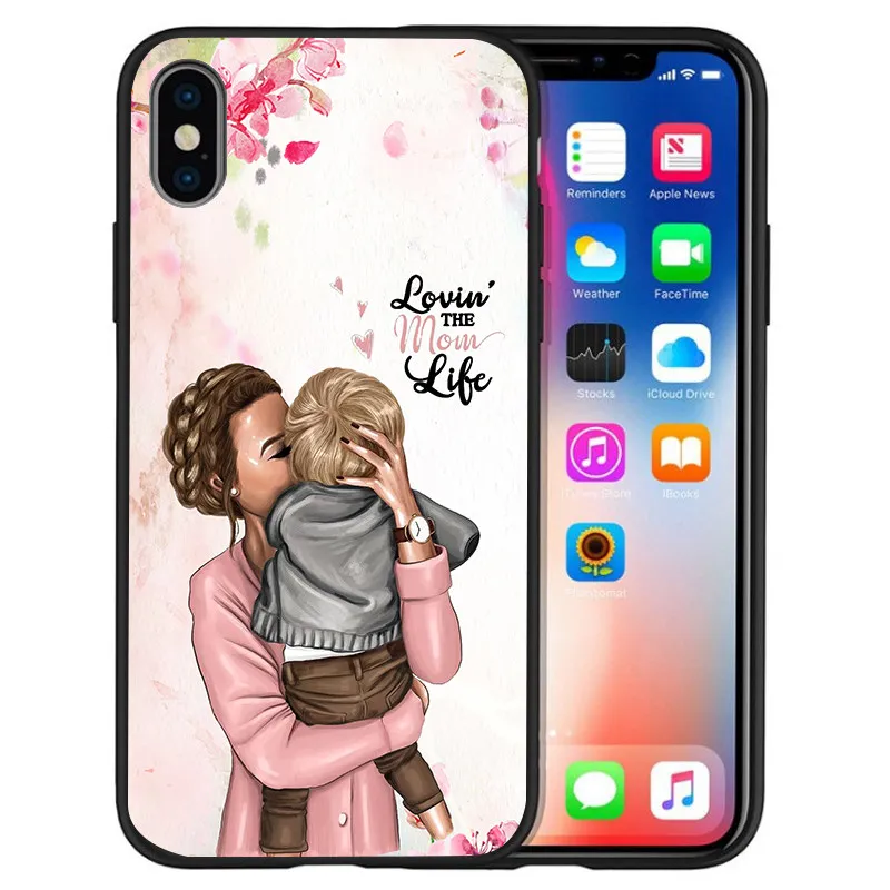 Чехол для iPhone 11 Pro сделай сам на выбор маленькой мамы королевы мыши принца чехол 7 X