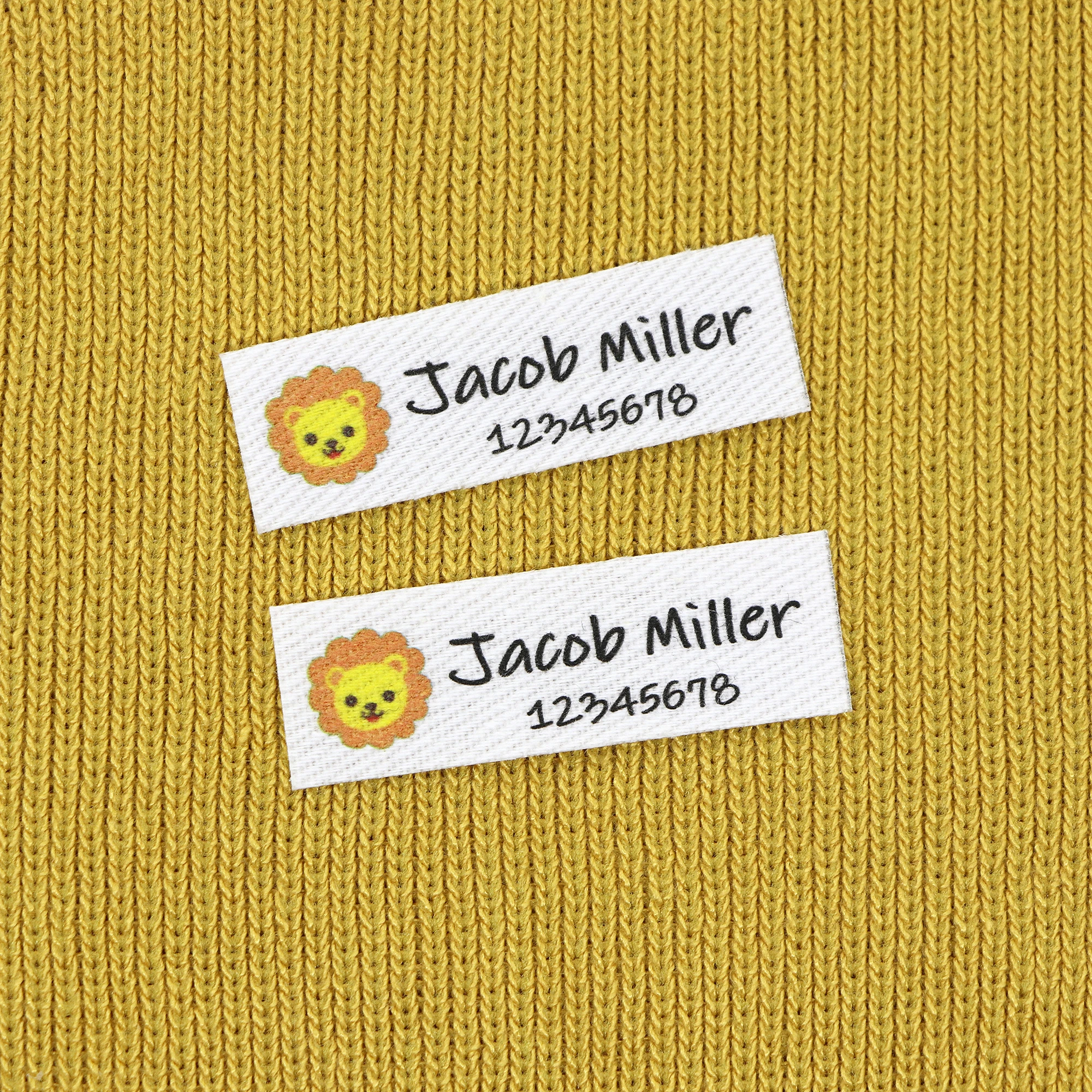 120 piece Custom clothing labels Iron Tags Ironing Labels Personalized Name Design (YT104) | Дом и сад