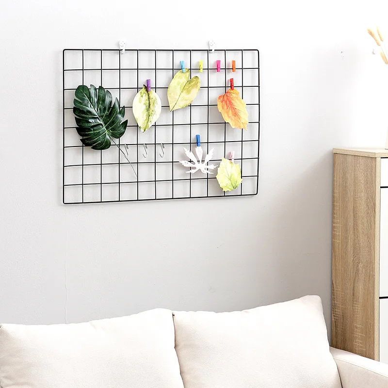 DIY Сетка для хранения стен органайзер полки сетка полка фоторамка открытки