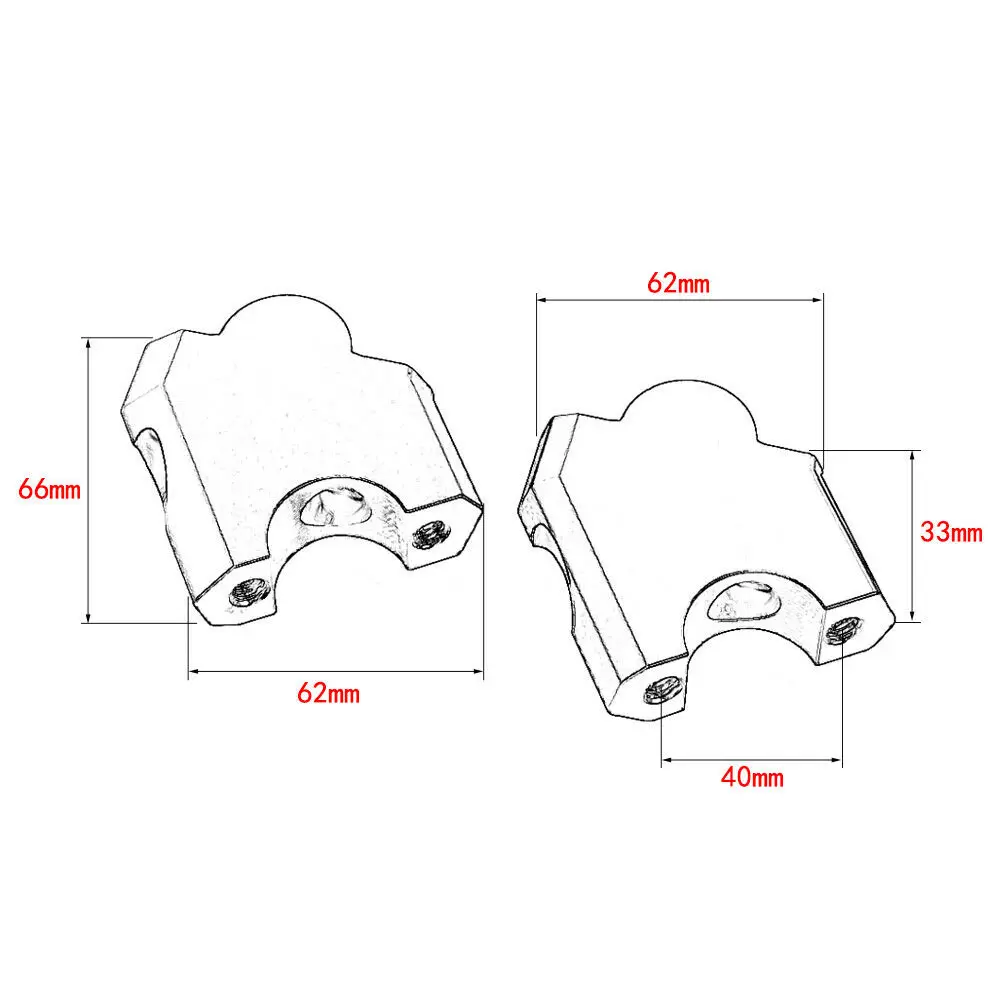 Алюминиевые переходники на руль 40 мм верхний вытяжной удлинитель 20 для 2016 2021 Honda