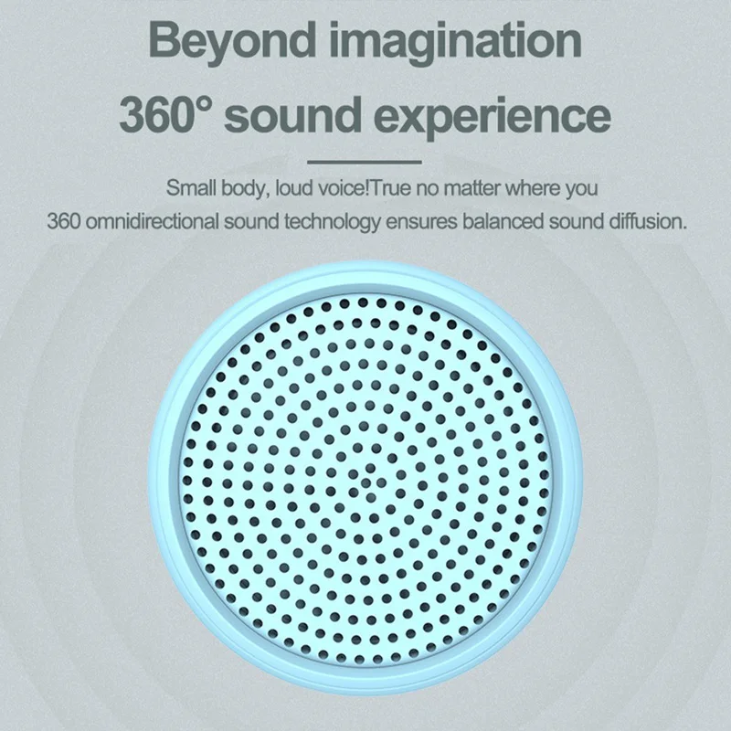 

Portable Wireless Bluetooth 5.0 Speaker Mini Music Audio TWS Stereo Sound Speaker Loudspeaker Bass Soundbox with Microphone