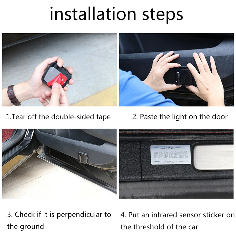 

New 2 Pcs Wireless Car Laser Light HD Shadow Projection Welcome Light for GMC YUKON DENALI CAMARO RS ST