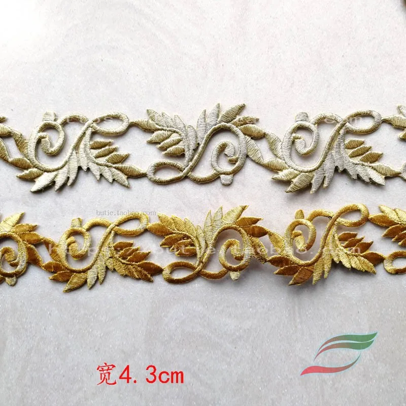 Сценическая одежда наклейки на заднюю ленту J3 полная вышивка Золотое шелковое
