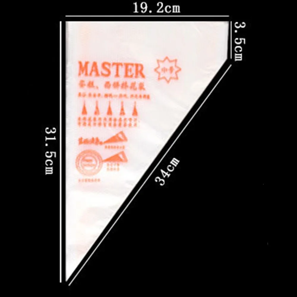 100 шт. для пищевых продуктов пластик одноразовый трубопровод мешок Кондитерская