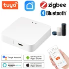 Tuya Zigbee + Bluetooth-совместимое приложение Smart Gateway Hub Bridge Smart Life с беспроводным пультом дистанционного управления работает с Alexa Google Home