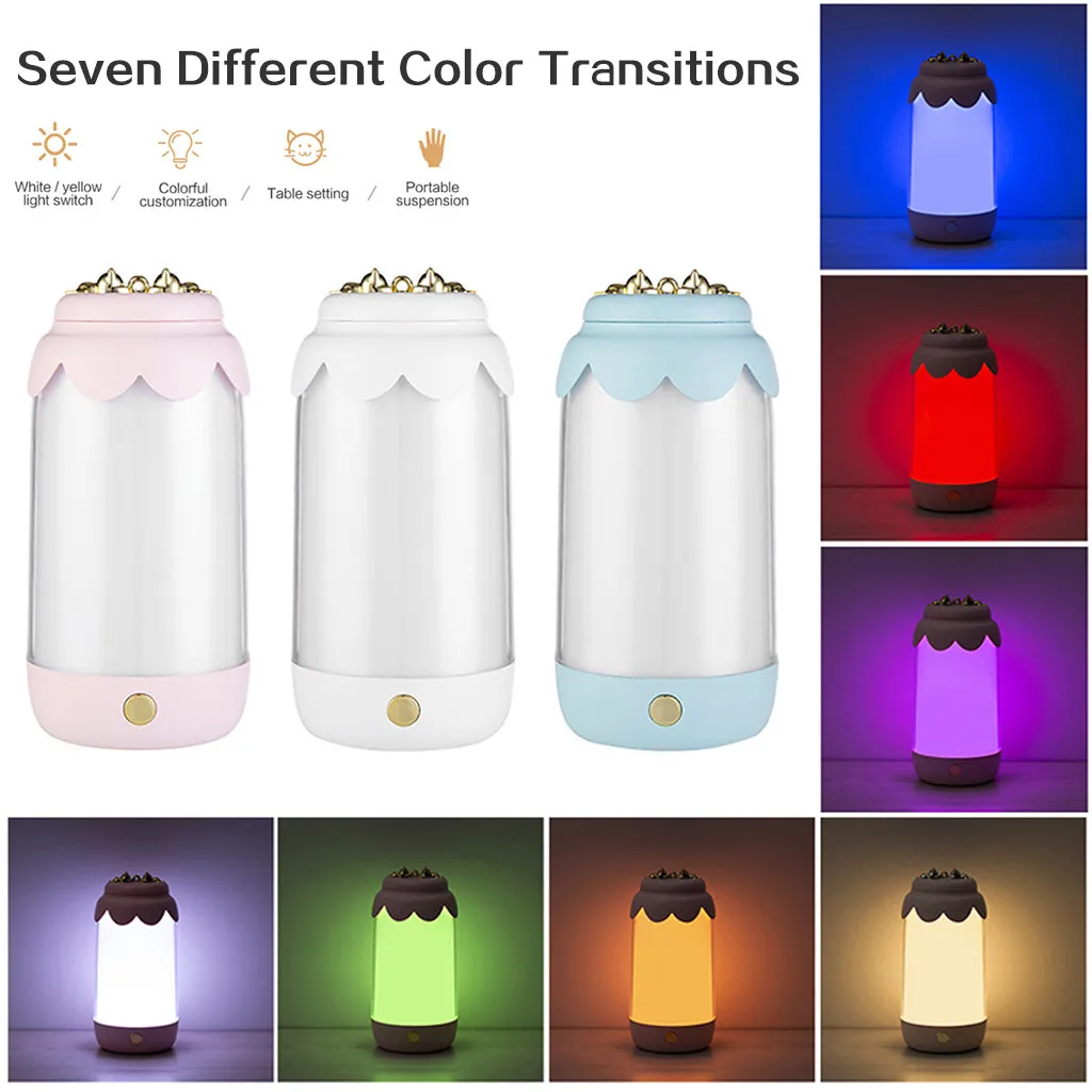 Зимние 2020 креативный Декор светодиодный Ночной светильник Настольная лампа