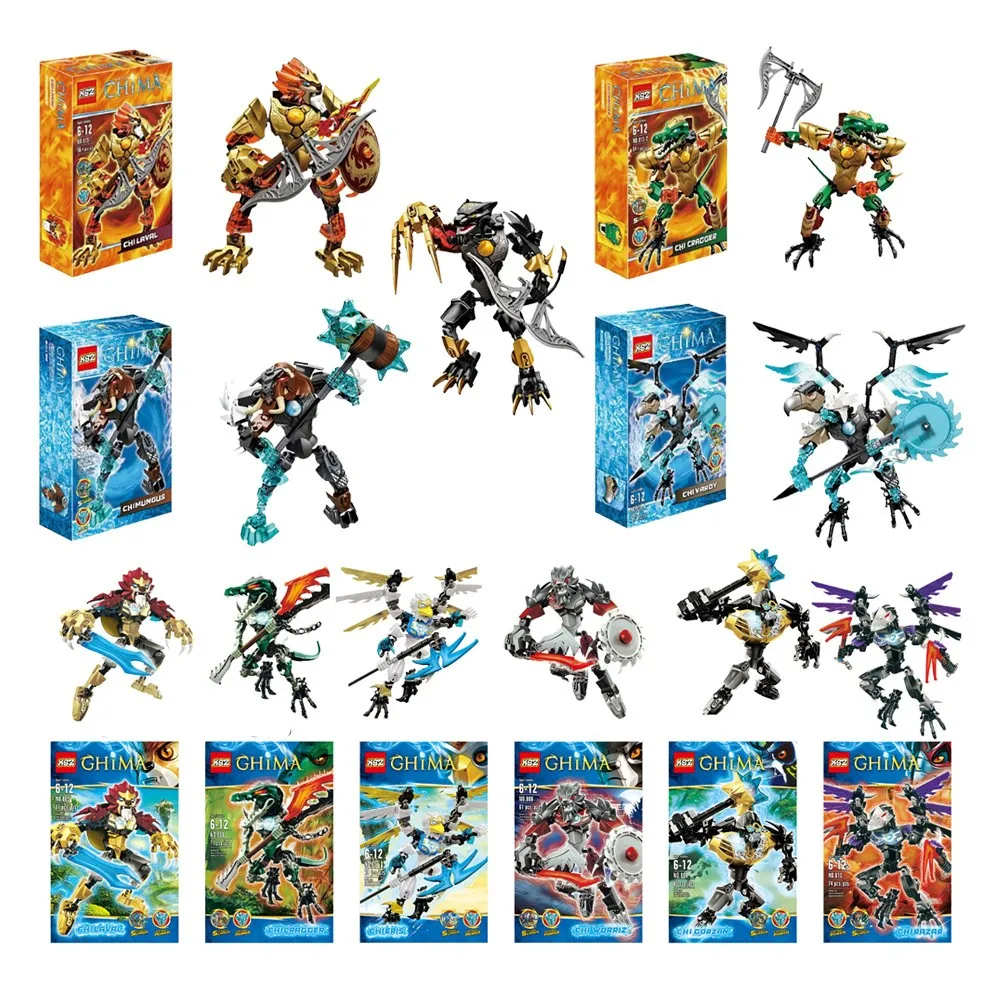 

Xsz 815-2 2020 New Bionicle Robot Chimo Building Block Toys Gifts Action Figure Compatible With Lepining Chimaed Cragger
