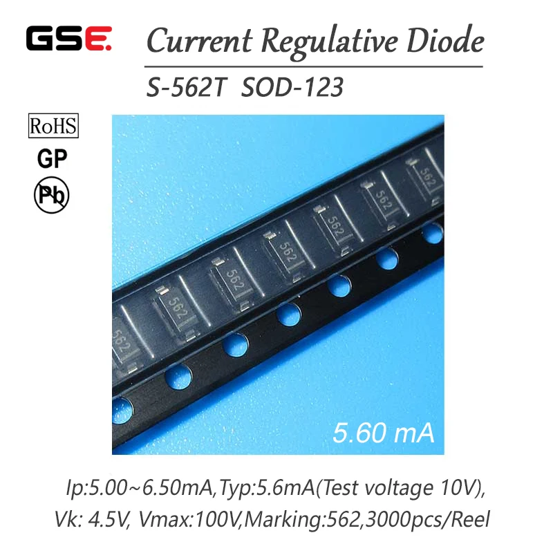 20 шт./партия, регулирующий диод SMD SOD-123, ма