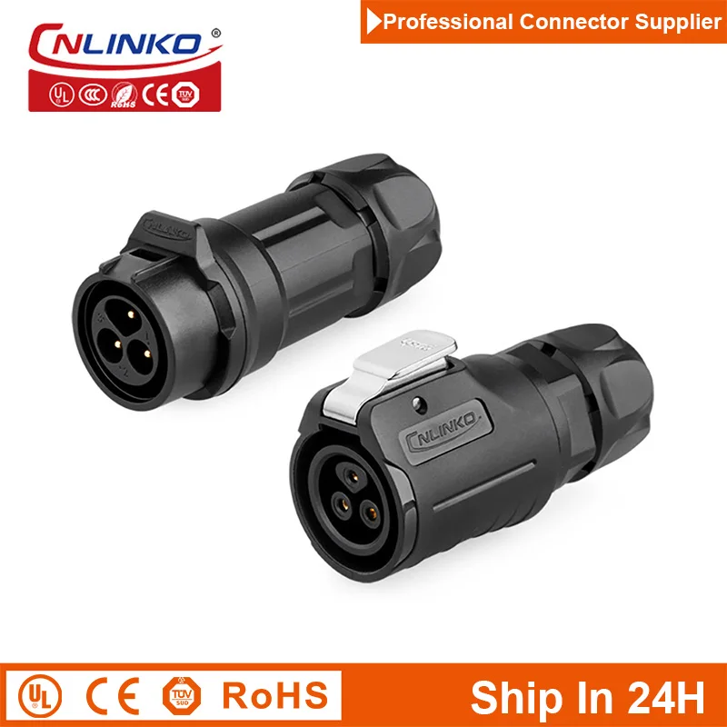 

Cnlinko LP M16 Plastic IP67 Waterproof Cable Connector 2 3 4 5 7 8 9 Pin Female Plug Male Butt Joint Adapter for LED Screen