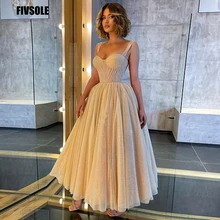 Fivsole 2022 Glitter Sequin Long Evening Dresses 2022 Sleeveless Spaghetti Straps Newest Formal Prom Gowns Party Robes De Soirée (2)
