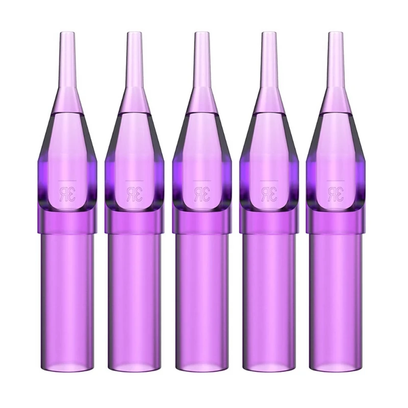 

100pcs Tattoo Tips Assorted Size Disposable Tattoo Tips Tubes for 3RT, 5RT, 7RT, 9RT, 11RT, 14RT Tattoo Needles