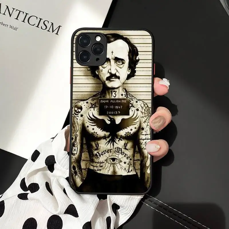 

horror Stretched Canvas Print Phone Case Matte Transparent for iPhone 7 8 11 12 s mini pro X XS XR MAX Plus cover funda