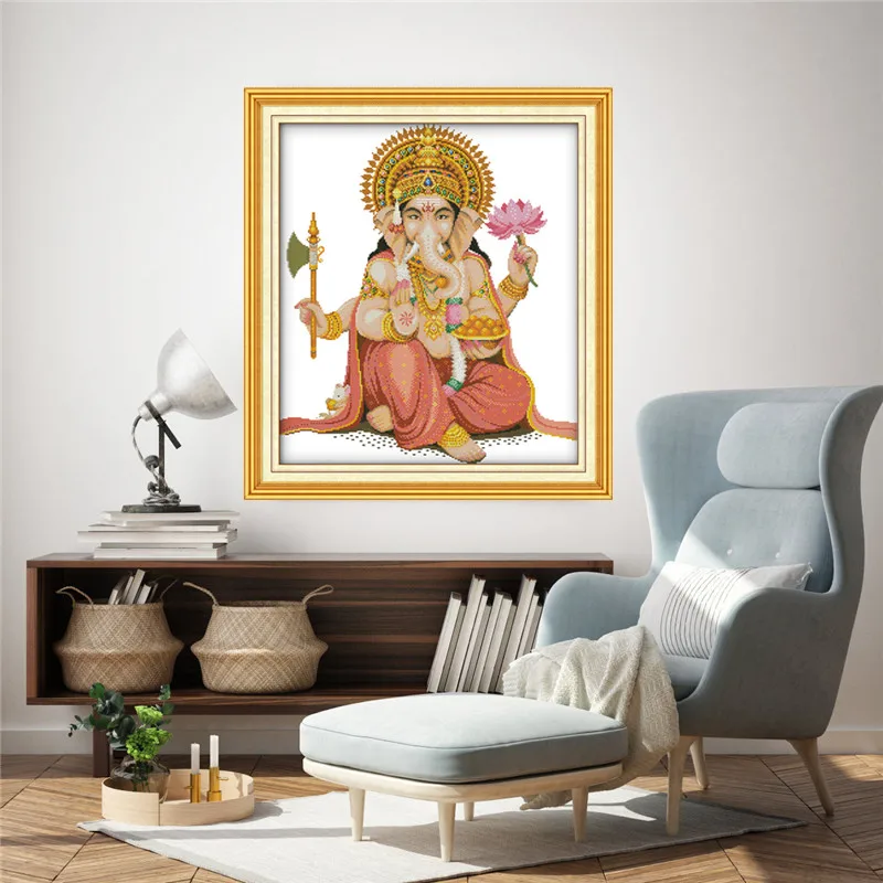 Китайская Модель вышивка крестиком наборы для рукоделия счетный рисунок холст Dmc