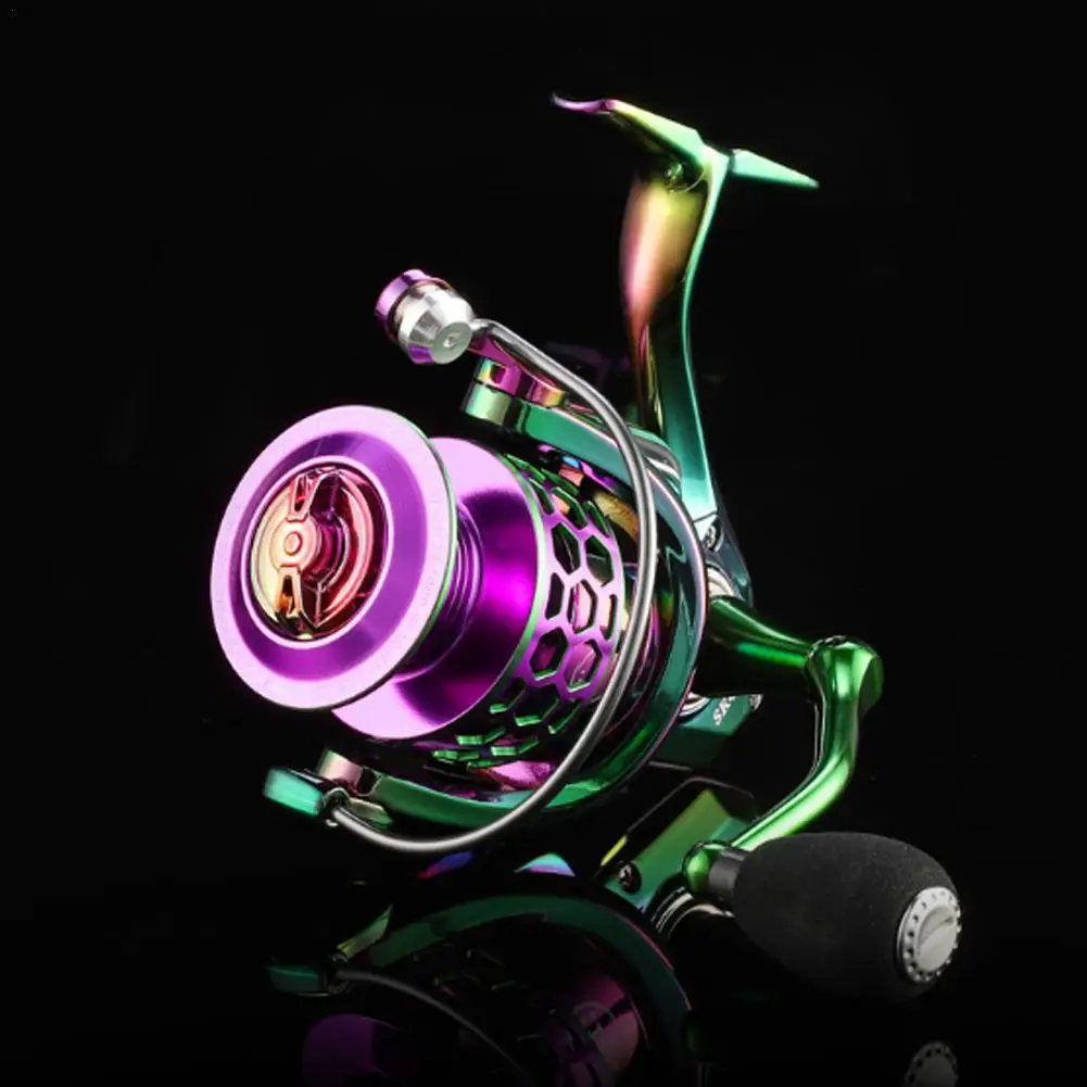 

All-metal Fishing Reel, Colorful Wheel, No Gap, Metal Rocker Lure Sea Fishing Reel Fishing Accessories